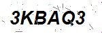 CAPTCHA verification image containing distorted text characters