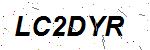 CAPTCHA verification image containing distorted text characters