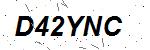 CAPTCHA verification image containing distorted text characters