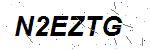 CAPTCHA verification image containing distorted text characters