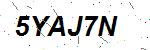 CAPTCHA verification image containing distorted text characters