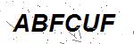 CAPTCHA verification image containing distorted text characters