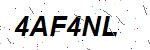 CAPTCHA verification image containing distorted text characters