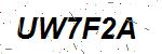 CAPTCHA verification image containing distorted text characters