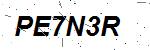 CAPTCHA verification image containing distorted text characters