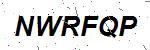 CAPTCHA verification image containing distorted text characters