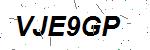 CAPTCHA verification image containing distorted text characters