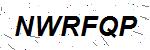 CAPTCHA verification image containing distorted text characters