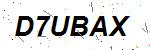 CAPTCHA verification image containing distorted text characters