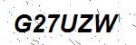 CAPTCHA verification image containing distorted text characters
