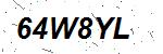 CAPTCHA verification image containing distorted text characters