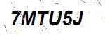 CAPTCHA verification image containing distorted text characters