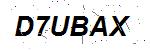 CAPTCHA verification image containing distorted text characters