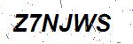 CAPTCHA verification image containing distorted text characters