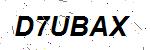 CAPTCHA verification image containing distorted text characters
