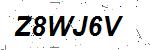 CAPTCHA verification image containing distorted text characters