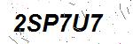 CAPTCHA verification image containing distorted text characters