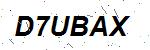 CAPTCHA verification image containing distorted text characters