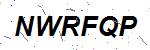 CAPTCHA verification image containing distorted text characters