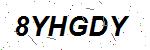 CAPTCHA verification image containing distorted text characters