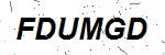 CAPTCHA verification image containing distorted text characters