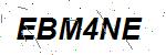 CAPTCHA verification image containing distorted text characters