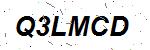 CAPTCHA verification image containing distorted text characters