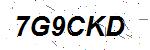 CAPTCHA verification image containing distorted text characters