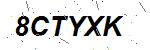 CAPTCHA verification image containing distorted text characters