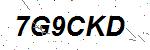 CAPTCHA verification image containing distorted text characters