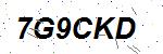 CAPTCHA verification image containing distorted text characters