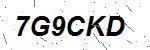 CAPTCHA verification image containing distorted text characters