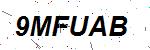 CAPTCHA verification image containing distorted text characters