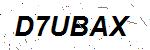 CAPTCHA verification image containing distorted text characters
