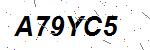 CAPTCHA verification image containing distorted text characters