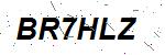 CAPTCHA verification image containing distorted text characters