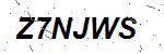 CAPTCHA verification image containing distorted text characters