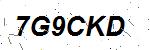 CAPTCHA verification image containing distorted text characters