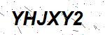 CAPTCHA verification image containing distorted text characters