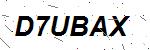 CAPTCHA verification image containing distorted text characters
