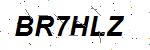 CAPTCHA verification image containing distorted text characters