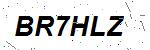 CAPTCHA verification image containing distorted text characters