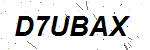 CAPTCHA verification image containing distorted text characters
