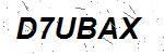 CAPTCHA verification image containing distorted text characters