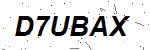 CAPTCHA verification image containing distorted text characters