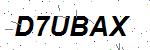 CAPTCHA verification image containing distorted text characters