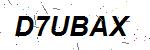 CAPTCHA verification image containing distorted text characters