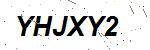 CAPTCHA verification image containing distorted text characters