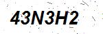 CAPTCHA verification image containing distorted text characters