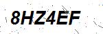 CAPTCHA verification image containing distorted text characters